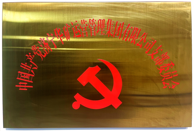熱烈祝賀中共華礦集團支部委員會正式掛牌！